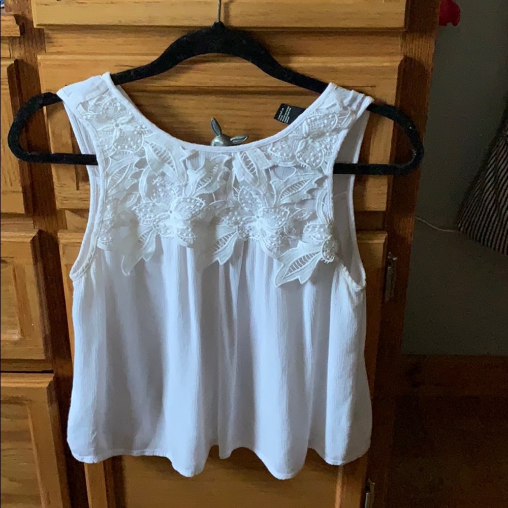 A white tank top